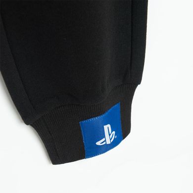 Cool Club, Pantaloni trening pentru baieti, negru, imprimeu Playstation