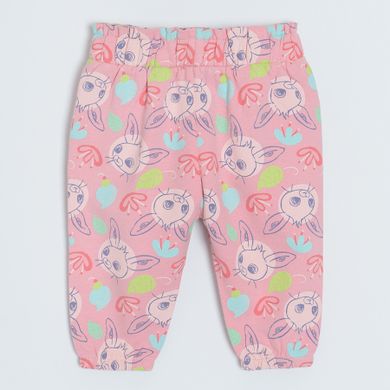 Cool Club, Pantaloni trening pentru fete, roz, imprimeu Bing
