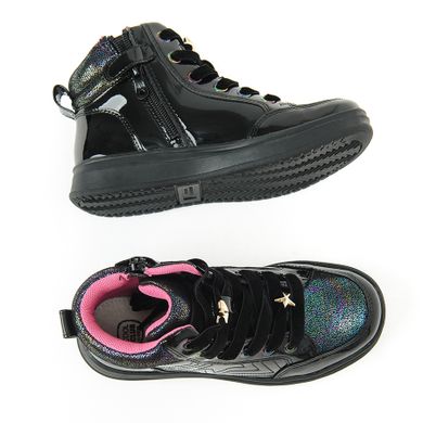 Cool Club, Pantofi pentru fete, parfumati, negru, brant din piele