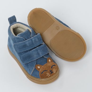 Cool Club, Pantofi sport din piele pentru baieti, bleumarin