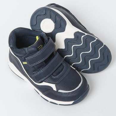 Cool Club, Pantofi sport pentru baieti, parfumati, gri, brant din piele, talpa Bio-Flex
