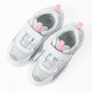 Cool Club, Pantofi sport pentru fete, alb, elemente holo