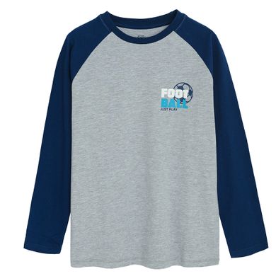 Cool Club, Pijama pentru baieti, gri-bleumarin