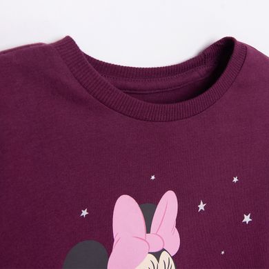 Cool Club, Pijama pentru fete, violet, imprimeu Minnie Mouse