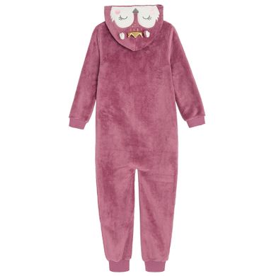 Cool Club, Pijama-salopeta cu gluga pentru fete, claret
