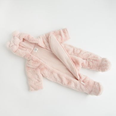 Cool Club, Pijama tip salopeta cu gluga pentru fete, roz