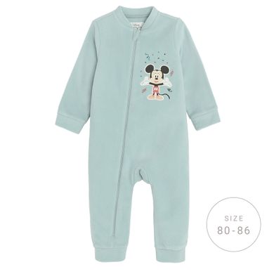 Cool Club, Pijama tip salopeta pentru baieti, turcoaz, imprimeu Disney
