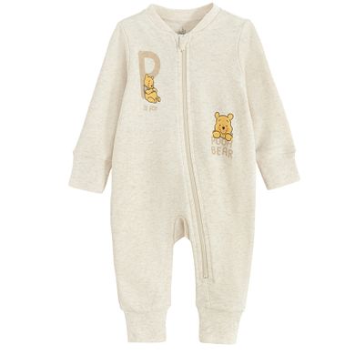 Cool Club, Pijama tip salopeta pentru bebelusi, mix, imprimeu Winnie the Pooh, set, 2 buc.