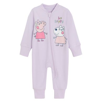 Cool Club, Pijama tip salopeta pentru fete, mix, set, 2 buc., imprimeu Peppa Pig