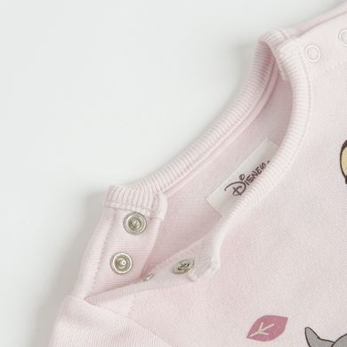 Cool Club, Pijama tip salopeta pentru fete, roz, imprimeu Bambi