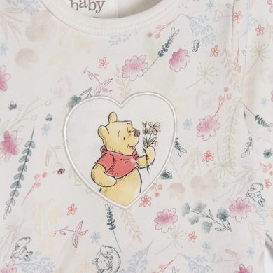 Cool Club, Pijama tip salopeta pentru fete, roz, imprimeu Winnie the Pooh