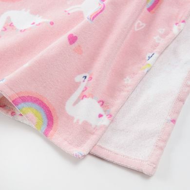 Cool Club, Prosop tip poncho cu gluga pentru fete, roz