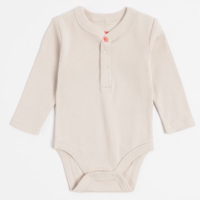 Cool Club, Set pentru baieti, Body cu maneca lunga, Salopeta, gri-bej, Fisher-Price