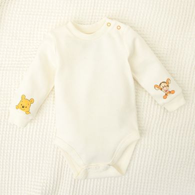 Cool Club, Set pentru baieti, Body cu maneca lunga, Salopeta, mix, imprimeu Winnie the Pooh