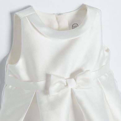 Cool Club, Set pentru fete, Rochie fara maneci, Bolero, alb
