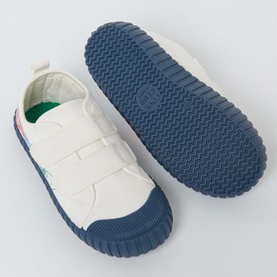 Cool Club, Tenisi pentru baieti, ecru, imprimeu Marvel Super Heroes, talpa Barefoot