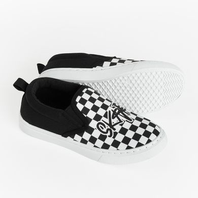 Cool Club, Tenisi tip slip on pentru baieti, negru