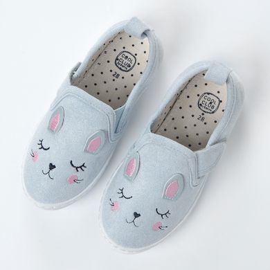 Cool Club, Tenisi tip slip on pentru fete, albastru