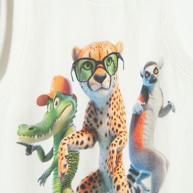 Cool Club, Tricou fara maneci pentru baieti, alb