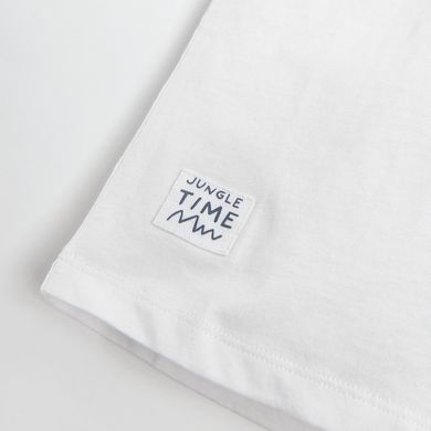 Cool Club, Tricou fara maneci pentru baieti, alb, cameleon