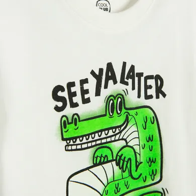 Cool Club, Tricou pentru baieti, alb