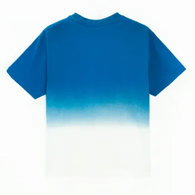 Cool Club, Tricou pentru baieti, albastru-alb, imprimeu Sonic the Hedgehog