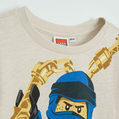 Cool Club, Tricou pentru baieti, bej, LEGO Ninjago