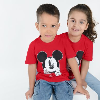 Cool Club, Tricou pentru copii, rosu, imprimeu Mickey Mouse