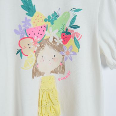 Cool Club, Tricou pentru fete, alb