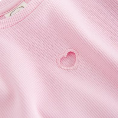 Cool Club, Tricou pentru fete, din tricot striat, roz