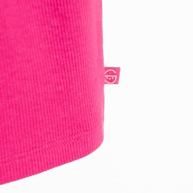 Cool Club, Tricou pentru fete fara maneci, din tricot striat, roz
