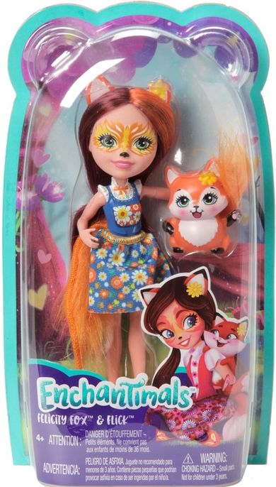 Enchantimals, Felicity Fox si figurina, papusa cu accesorii