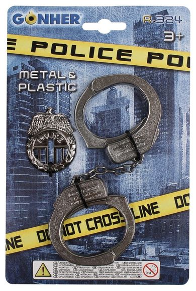 Gonher, Catuse metalice de politie + insigna