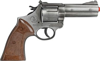 Gonher, Pistol metalic de politie cu 12 cartuse, Gold Collection