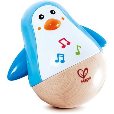 Hape, Pinguin muzical, hopa-mitica, jucarie pentru bebelusi
