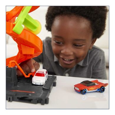 Hot Wheels City, Mega spalatorie auto intortocheata, set de piste