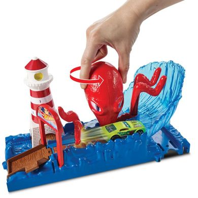 Hot Wheels City, Octopus Pier Attack, set de joaca