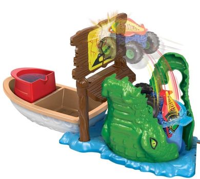 Hot Wheels Color Shifters, Swamp Chomp, set de joaca