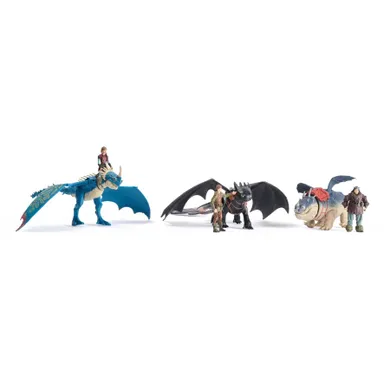 How To Train Your Dragon, Deadly Nadder si Astrid, set de figurine