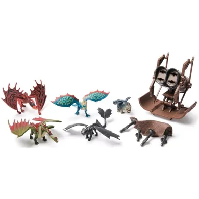 How To Train Your Dragon, Dragon Catcher, set de 5 figurine si accesorii