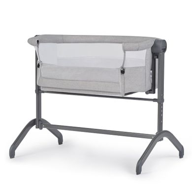 Kinderkraft, Bea, patut atasabil (co-sleeper) 2in1, gri