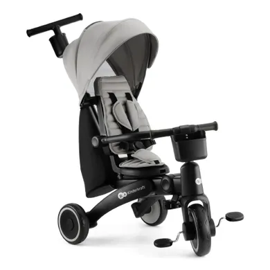 Kinderkraft, Jazz 2, tricicleta multifunctionala 5 in 1, Rocket Grey