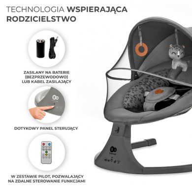 Kinderkraft, Lumi 2, balansoar electric 2in1, Dark Grey