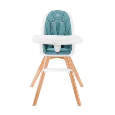 Kinderkraft, Tixi, scaun de masa 2in1, turcoaz