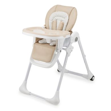 Kinderkraft, Tummie, scaun de masa pliabil 2 in 1, Beige