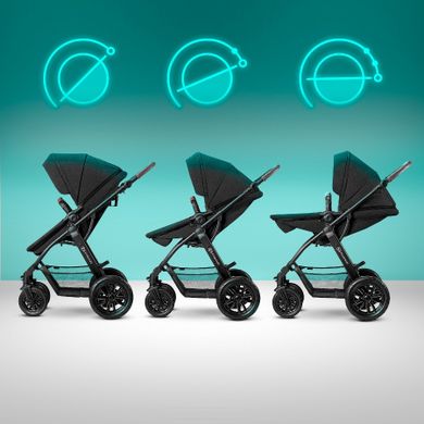 Kinderkraft, Xmoov, carucior multifunctional Travel System 3in1, negru