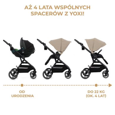 Kinderkraft, Yoxi, carucior sport, Sand Beige
