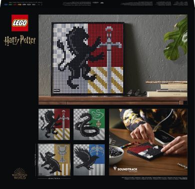 LEGO Art, Blazoane Hogwarts Harry Potter, 31201