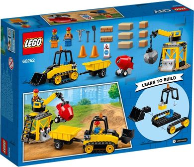 LEGO City Great Vehicles, Buldozer pentru constructii, 60252
