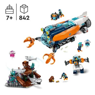 LEGO City, Submarin de explorare la mare adancime, 60379